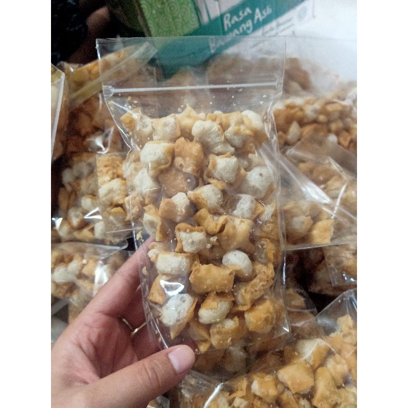 

siomay kering.siomay mini kemasan pouch