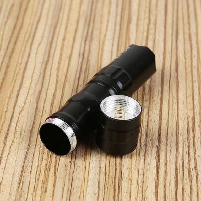 Senter Mini Police Swat Senter LED Unik Aluminium Waterproof Cree 3W Flashlight