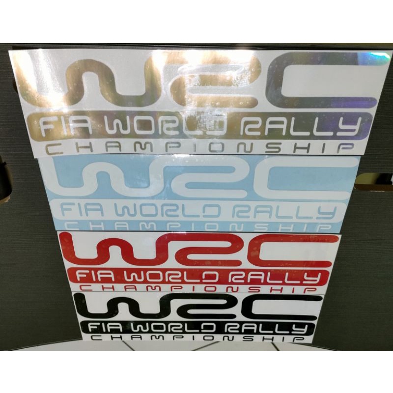 Sticker WRC WORLD RALLY CHAMPIONSHIP STIKER MOBIL WRC