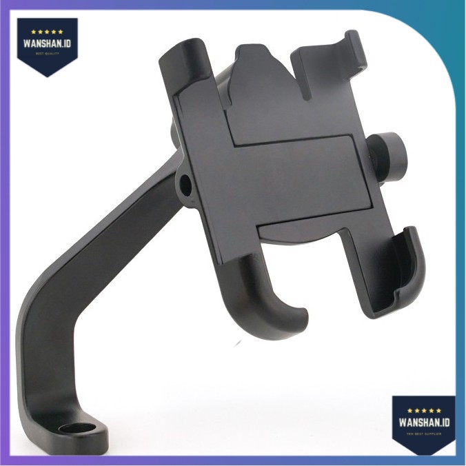 [WS] Holder HP Motor Handphone Holder Spion Metal Sepeda Holder Universal Holder (BESI)