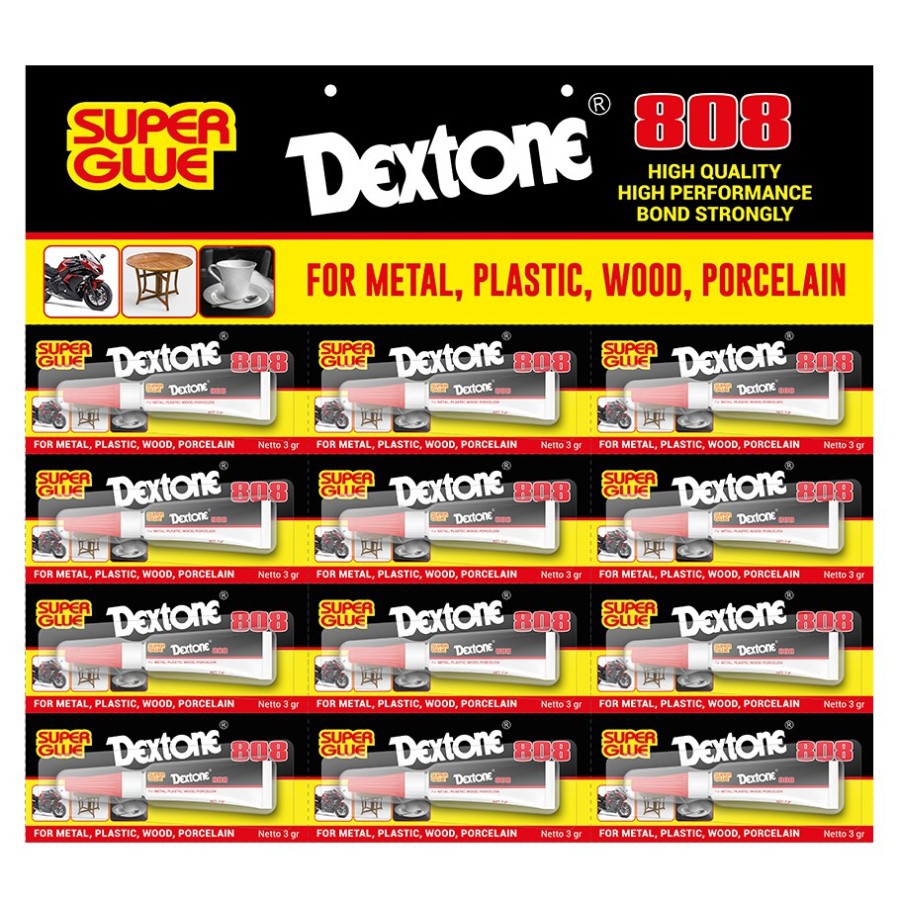 Dextone 808 ( 3 Gram ) -  Super Glue