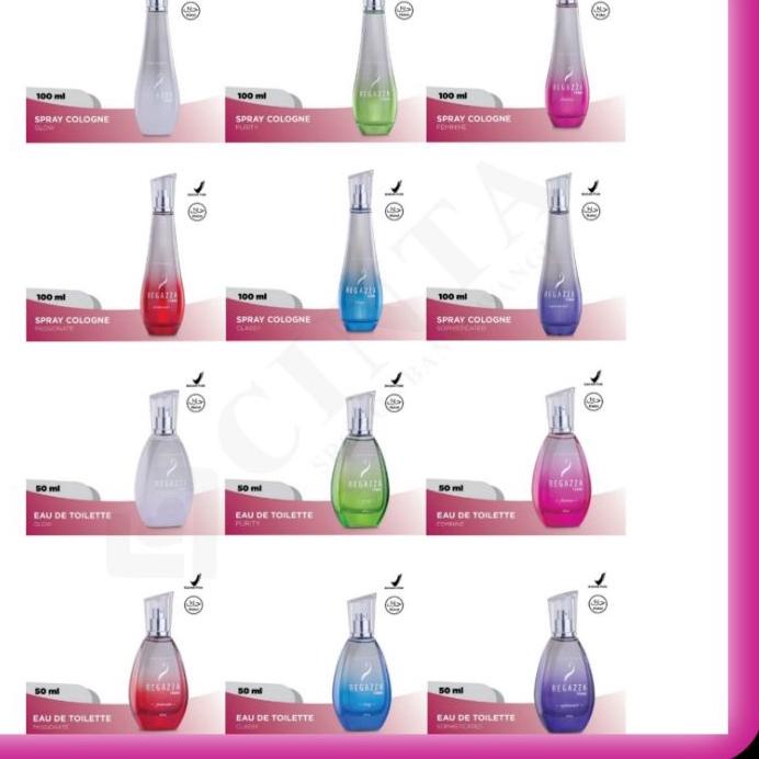 ❤CINTA❤Regazza Spray Cologne Parfum Regaza Besar 100ml  Kecil 50ml ,.