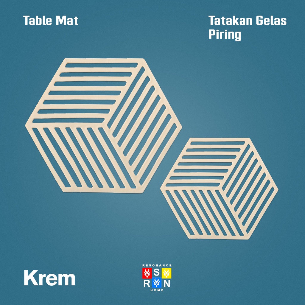 Tatakan Gelas Piring Bahan SIlicon Tahan Panas | Resonance Home