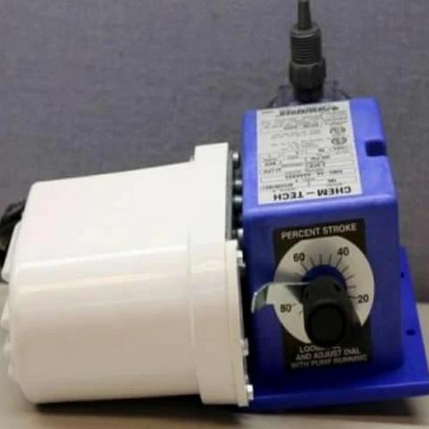 Chem Tech Dosing Pump Pulsafeeder Pompa Injeksi Cairan Kimia 100/7 Bar