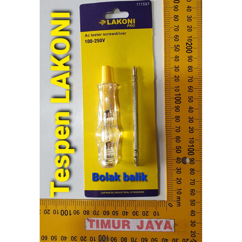 LAKONI PRO OBENG Tespen AC TESTER SCREWDRIVER -111597