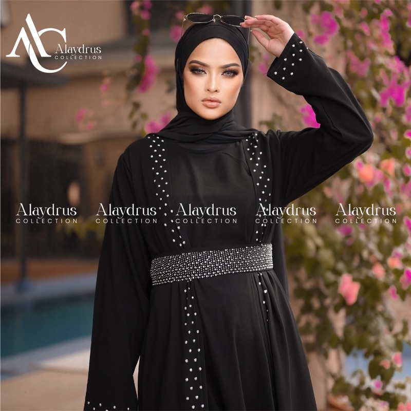 New Abaya Dress Maxi Arab Saudi Bordir Zephy Turki Umroh Dubai Turkey By AlaydrusCollection 745