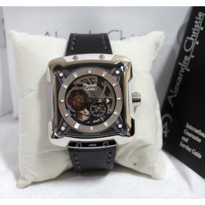 JAM TANGAN PRIA ALEXANDRE CHRISTIE AC3030MA AUTOMATIC LIMITED EDITION SILVER ORIGINAL GARANSI RESMI