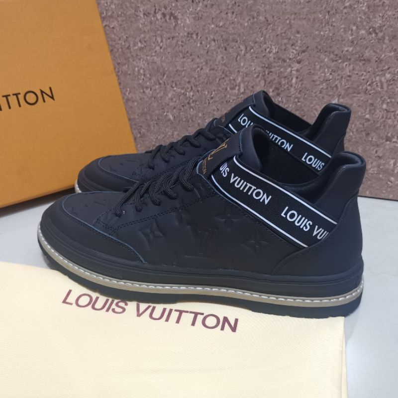 Sepatu pria lv sneaker mirror quality lou is vuitton shoes men shoes run away