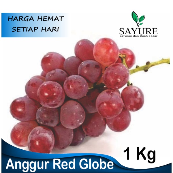 

ANGGUR RED GLOBE FRESH 1 KG