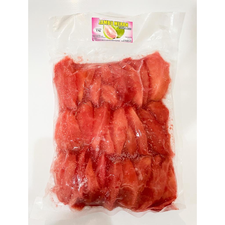 

Jambu Biji Merah Buah Segar Beku | Guava Fresh Frozen Fruit | IQF