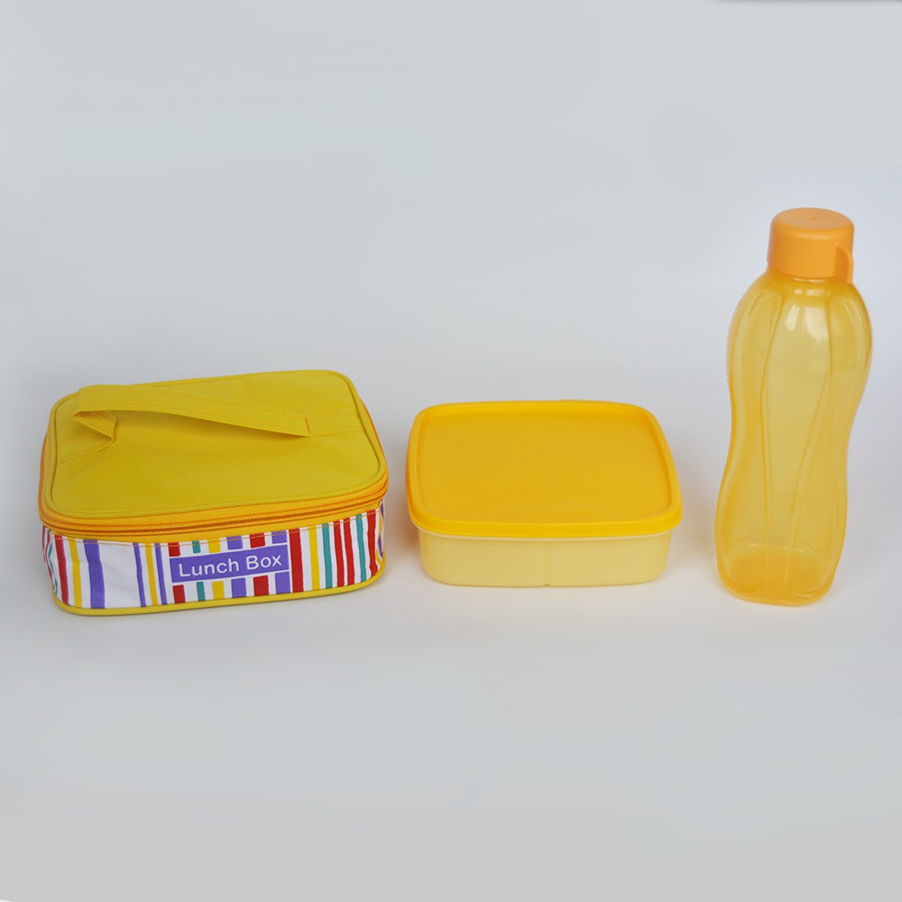 LOLLY TUP PAKET BEKAL Lengkap Eco Bottle 500ml Tas Lolly Tup