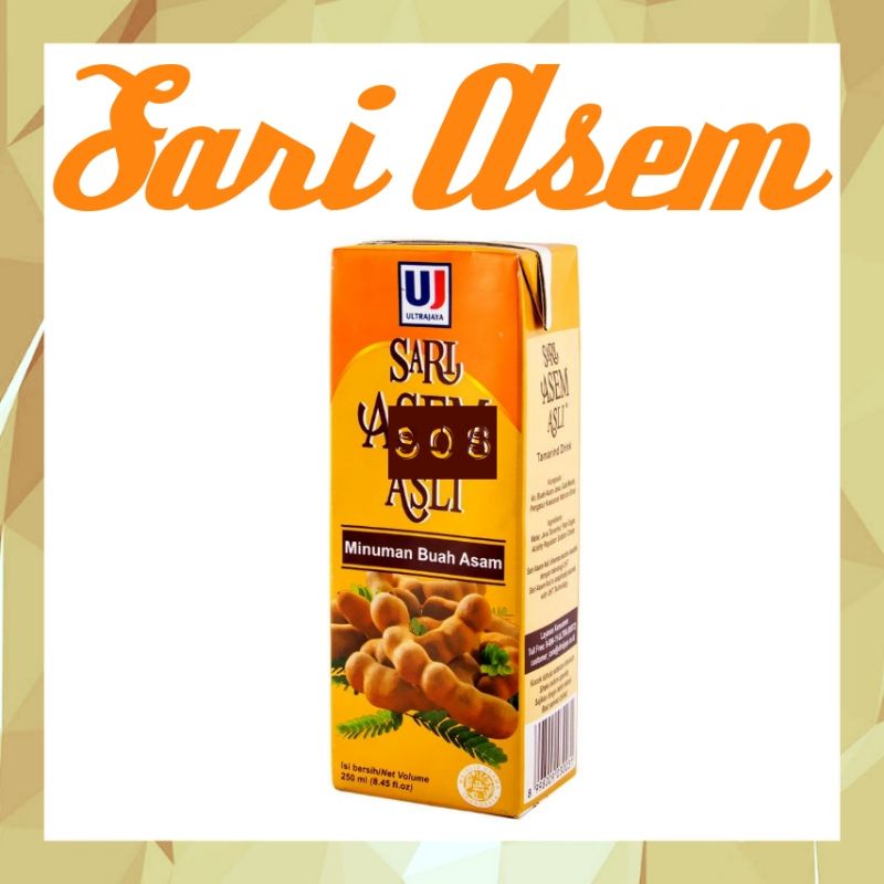 

《OS3》 Ultra Jaya Sari Asem Thamarined Drink 250 mL - minuman buah asam