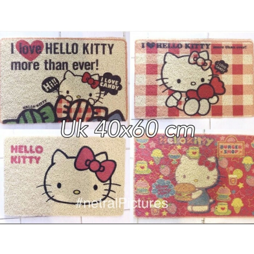 SALE !! KESET HELLO KITTY MURAH ANTI DEBU / KESET MURAH MOTIF RANDOM