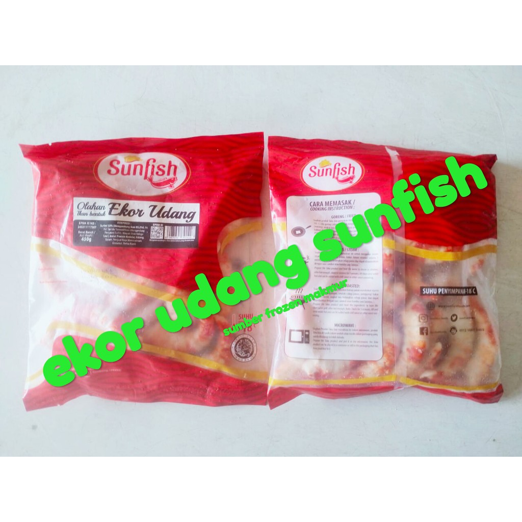 

ekor udang 500 sunfish sumber frozen makmur