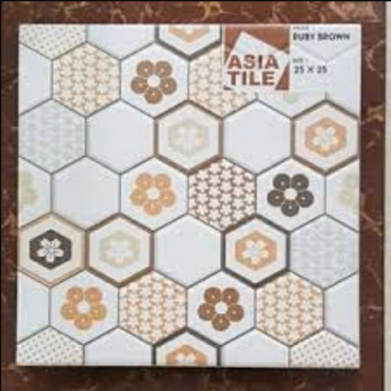 keramik lantai kamar mandi kasar 25x25 platinum ruby brown