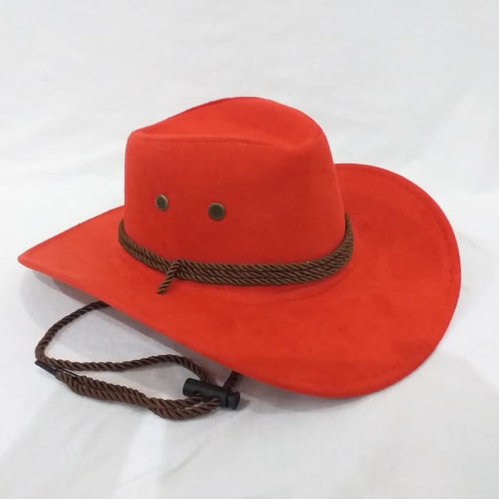 Topi Zorro / Topi Cowboy Koboy Koboi Amerika Laken TALI Medium