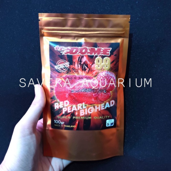 promo murah 99 MAKANAN LOHAN 100 gr  PELET IKAN LOUHAN  DOME  ORIGINAL THAILAND - S Berkualitas