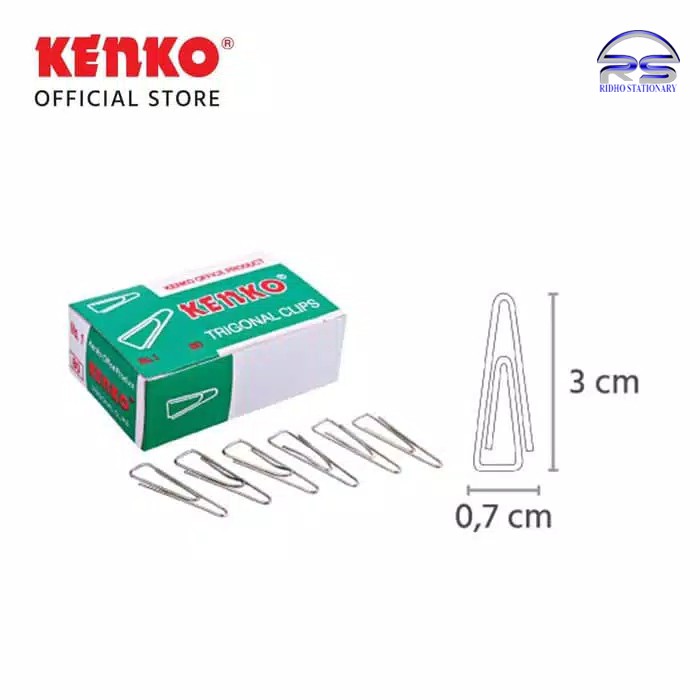 

Paper Clip Kenko No.1 / Trigonal Clip / Penjepit Kertas