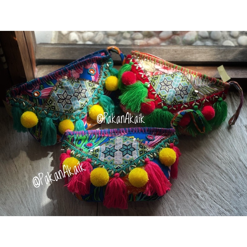 CLUTCH | DOMPET WANITA | Clutch Premium | Clutch Pompom