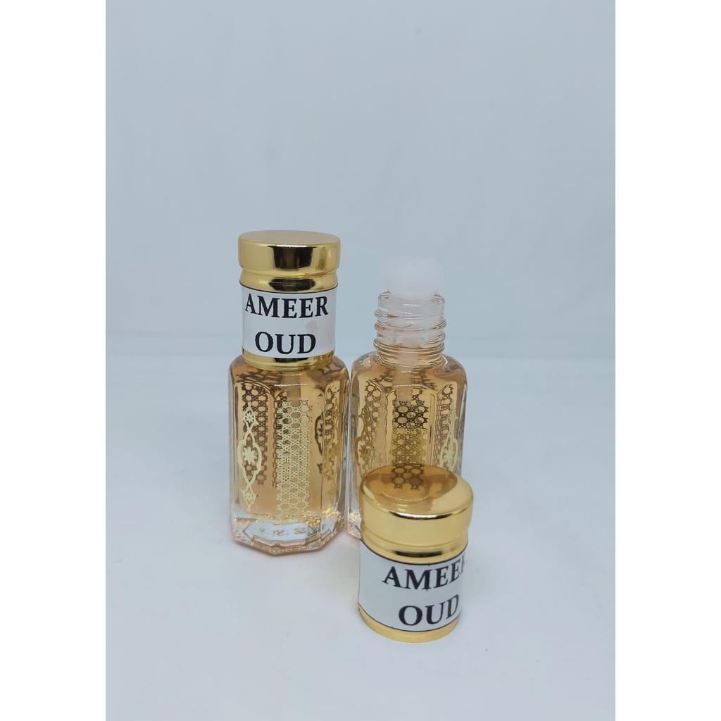 PARFUM AMEER OUD ORIGINAL MURNI100%,aroma saudi KEMASAN COLEK 12 ML,6 ML,3 ML,PARFUM MURNI