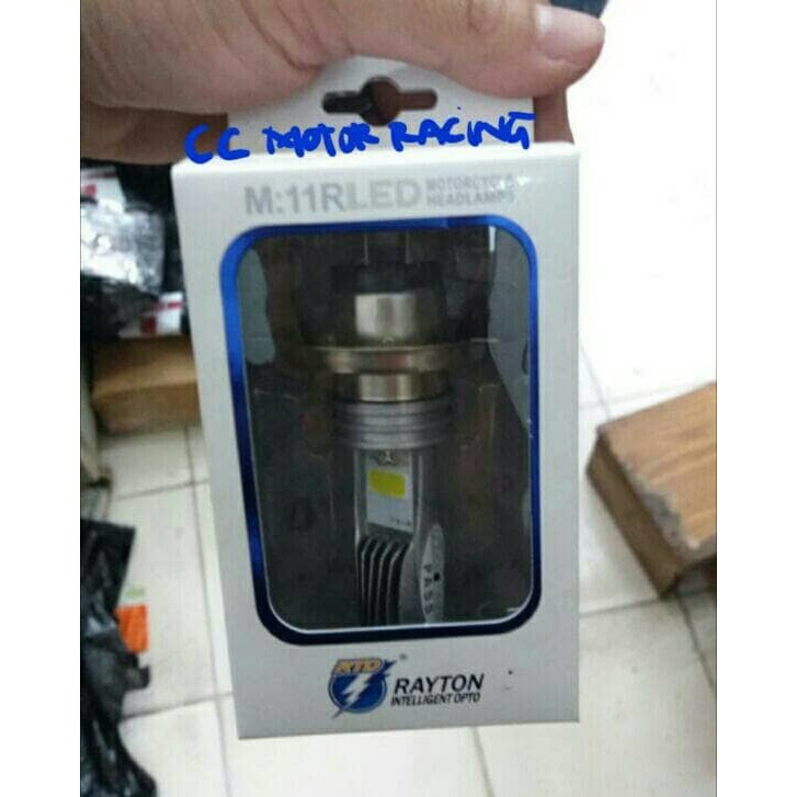 Lampu depan LED Motor RTD H4 15w 3kaki tiger megapro byson versadll