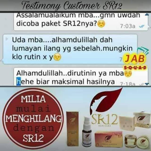 ACNE SERUM SR12 / MENYEMBUHKAN JERAWAT / BERUNTUSAN / MENGHILANGKAN BEKAS JERAWAT