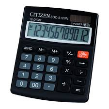 

KALKULATOR CITIZEN SDC 812 BN