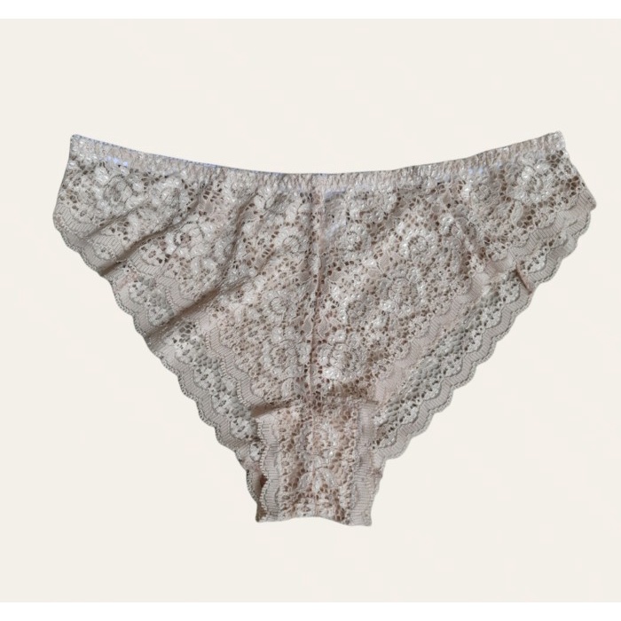 Panty TORI Gold Shiny Lace