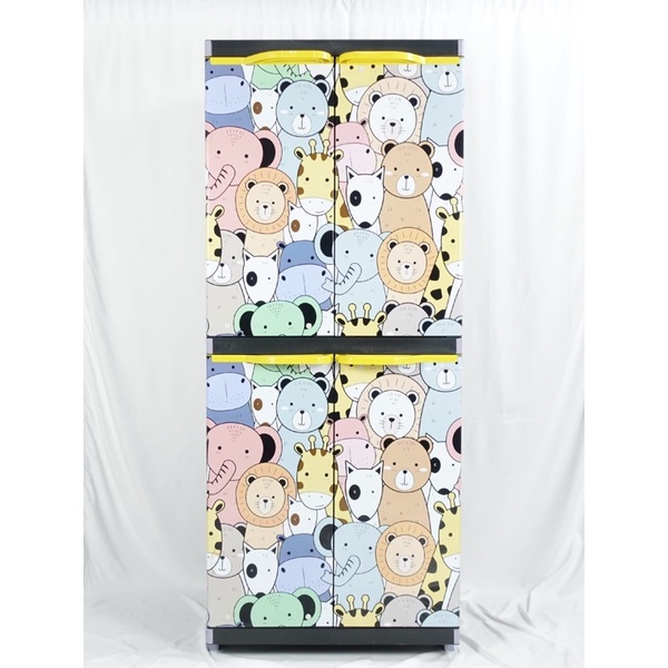 LEMARI PLASTIK LEMARI PAKAIAN MIAMI ORLANDO SUSUN 4