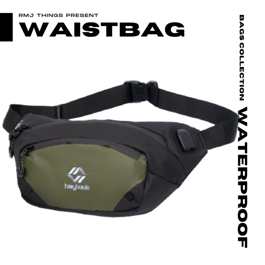 tas selempang bahu pria wanita anti air waterproof import korea sling shoulder terbaru murah soulder