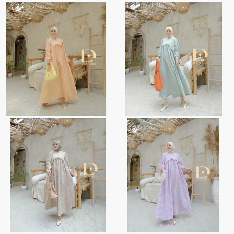 MAUDY MIDI DRESS  DLOVERA BY OLLA