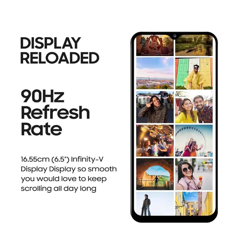 HP Baru Samsung Galaxy M12 4/64 Ram 4GB Rom internal 64GB - New SEIN Original Garansi Resmi - Handphone - 48MP Baterai 5000 mAh - Warna Terbaru Black Blue White Hitam Biru Putih - 4GB/64GB 64GB 4 64 GB - Promo Murah Sejutaan A12 A 12 M 12-3