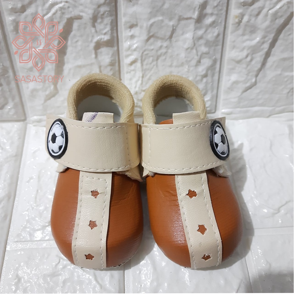 SEPATU PREWALKER BABY BAYI ANAK LAKI-LAKI 0-12 BULAN CP05