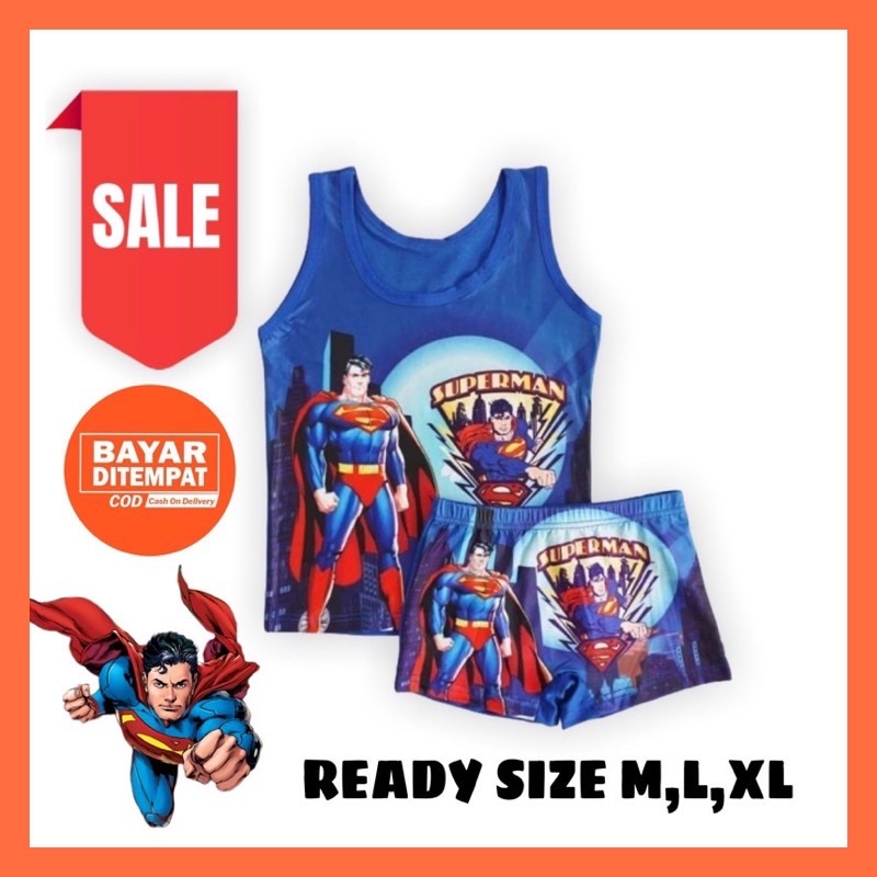 Setelan Singlet Anak Laki Laki dan Boxer Anak Laki Laki Setelan Baju Anak Laki Laki Cowok Spiderman