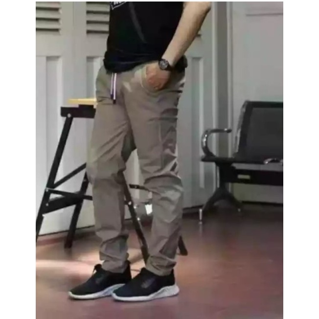 PROMO PINGANG KARET - Chino panjang Chino Pants Pinggang Karet / Celana chino anak / celana chino pria dewasa celana panjang Pria -