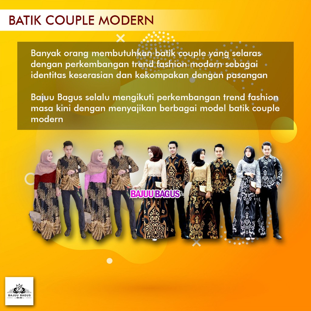 BATIK COUPLE GAMIS BRUKAT LUNA BARACK KARTIKA 2495 MOTIF KELABANG