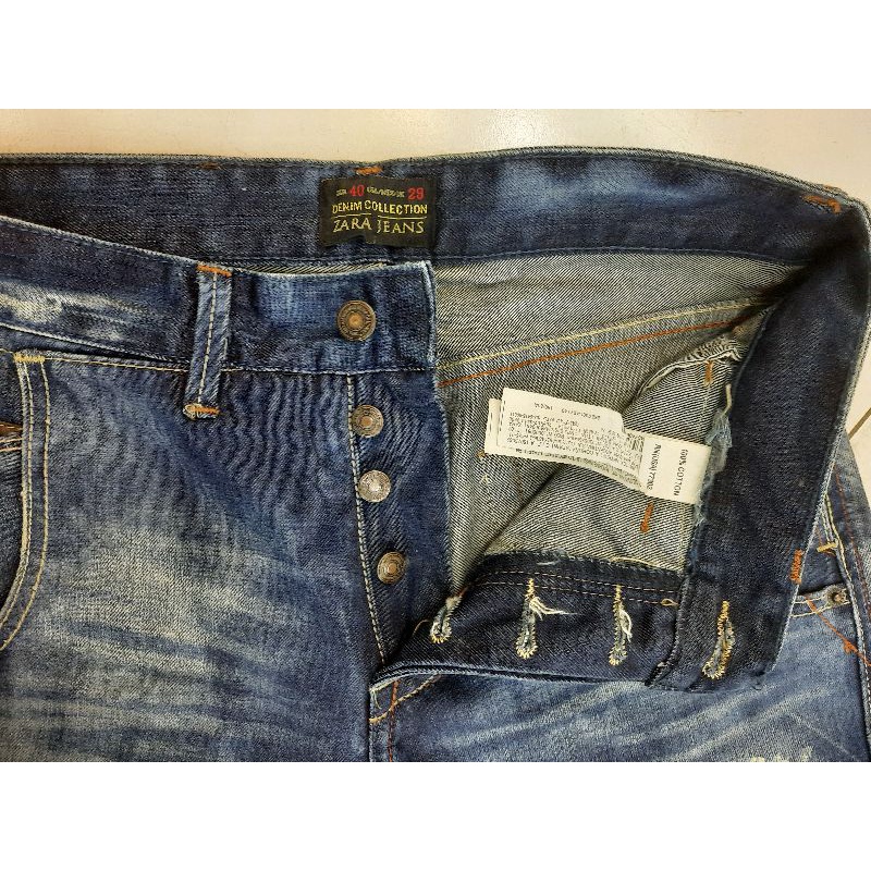 celana pria denim collection zara jeans (size 29)