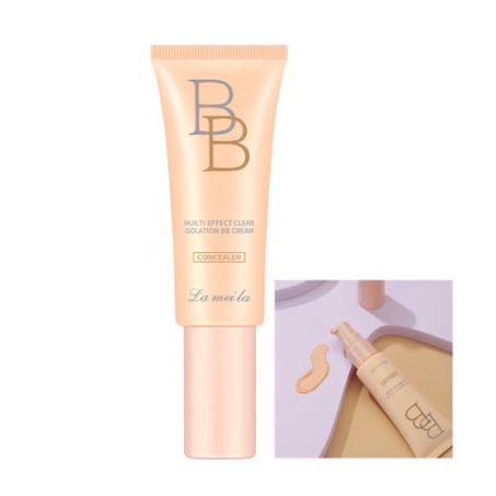 LAMEILA 3061 BB cream foundation concealer pump tube tekstur halus pori-pori kabur mencerahkan kulit