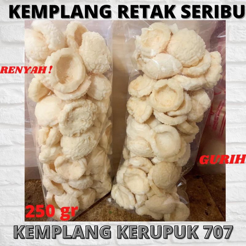 

kemplang mangkok gabus/retak seribu/krupuk gabus super/kelempang mangkok super/makanan palembang