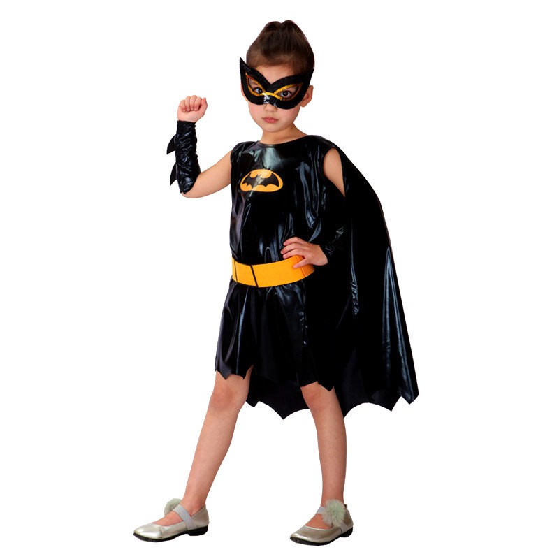 COSTUME BATMAN GIRL ANAK COSPLAY HALLOWEEN COSTUME SUPERHERO