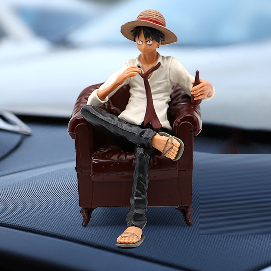 Action Figure One Piece Model Luffy Sitting on Sofa 1 PCS - AP2