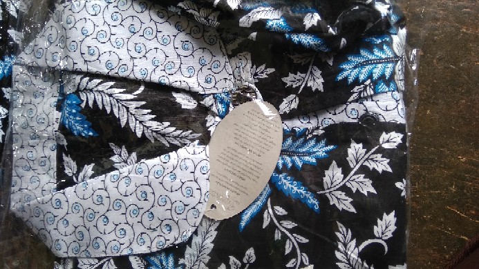 Batik Couple Pria Wanita Blus Tunik Kemeja Hem