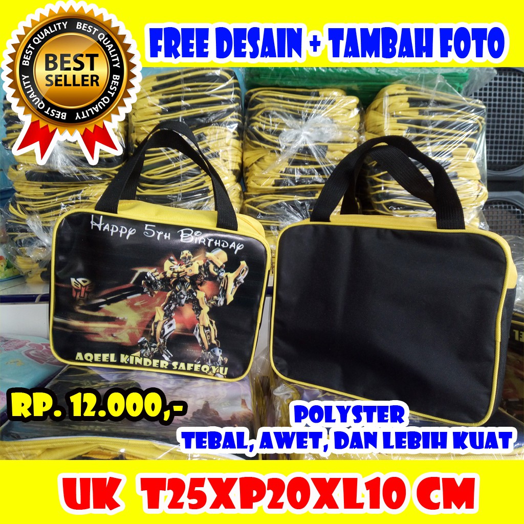 Goodiebag Ulang Tahun / Tas ulang tahun / souvenir ultah belakang mika-4