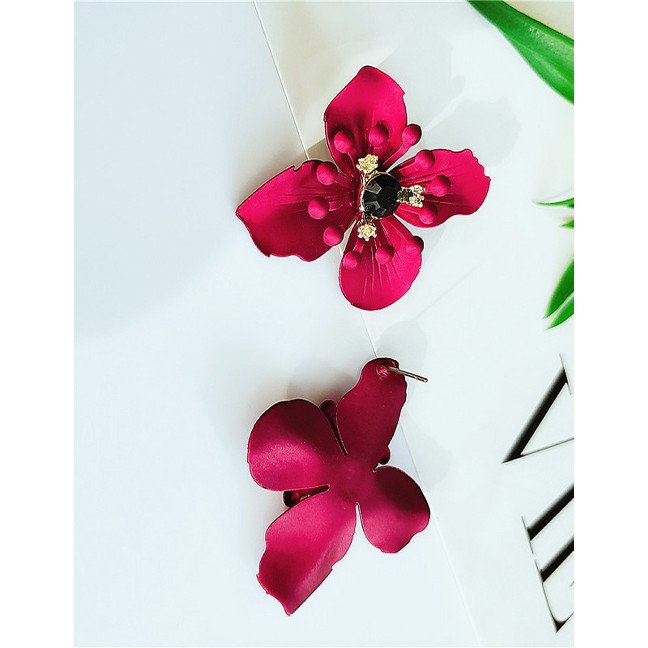 LRC Anting Tusuk Fashion Flower Earrings F6713X