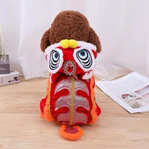 Terbaru Cheongsam Barongsai Baju Imlek Anjing Kucing - S