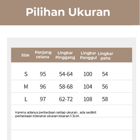 CJWP-H351 Celana Kulot Panjang Pant Jogger Highwaist/Celana kulot Rib Knit Berkualitas