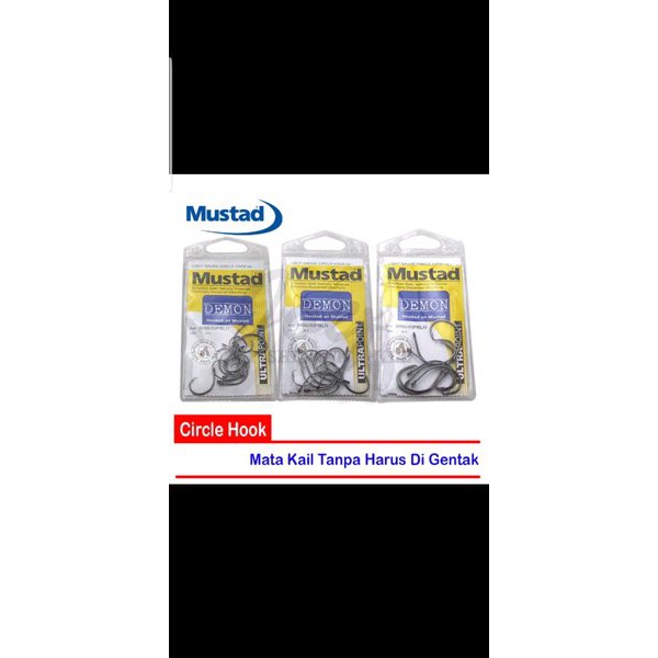 pancing mustad circle hook