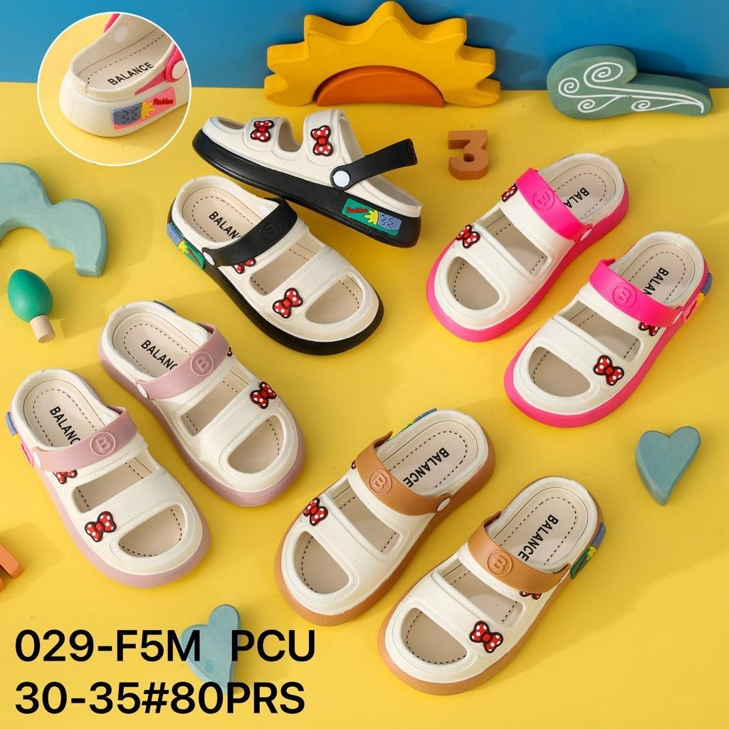 Sandal Slop Anak Balance 029 F5M Sendal Viral 100% Original Kualitas Import Jelly Rubber Anti Slip Nyaman Empuk Lucu Terbaru Termurah