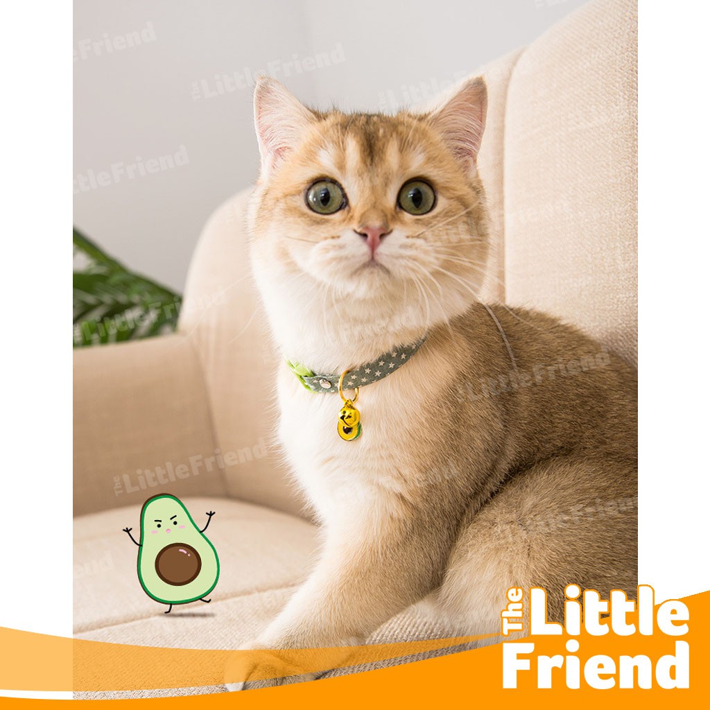 Collar Kalung Kucing Simple Dekorasi Liontin Lucu + Bell Lonceng