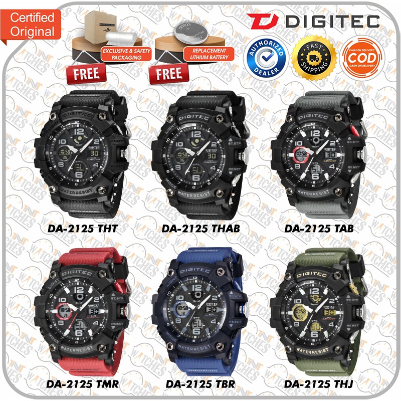 Jam Tangan DIGITEC DA-2125 / DA 2125 / DA2125 DG Watch ORIGINAL
